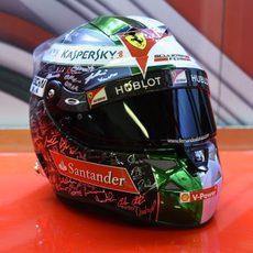 El casco de Fernando Alonso para el GP de Abu Dabi (6)