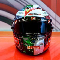 El casco de Fernando Alonso para el GP de Abu Dabi (7)