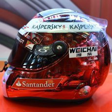 El casco de Fernando Alonso para el GP de Abu Dabi (8)