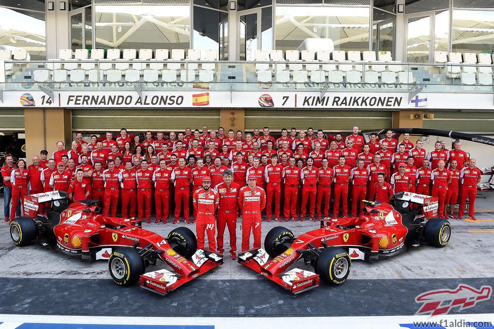 Foto de familia de Ferrari