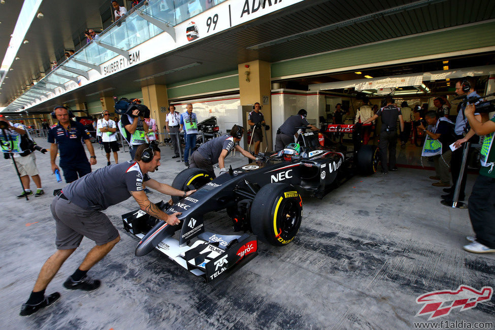 Adderly Fong en su debut en la F1