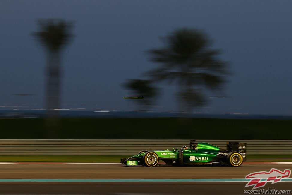 Kamui Kobayashi no pudo terminar el GP de Abu Dabi