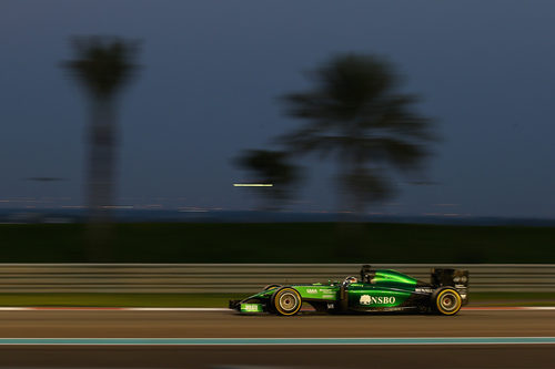 Kamui Kobayashi no pudo terminar el GP de Abu Dabi