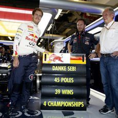 Red Bull ha agradecido a Sebastian Vettel sus servicios prestados