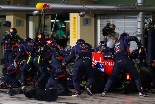 Red Bull son unos de los más rápidos en los pit stops