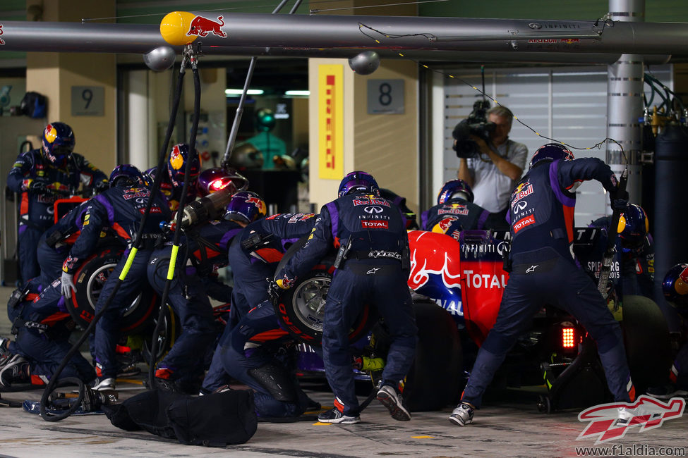 Red Bull son unos de los más rápidos en los pit stops