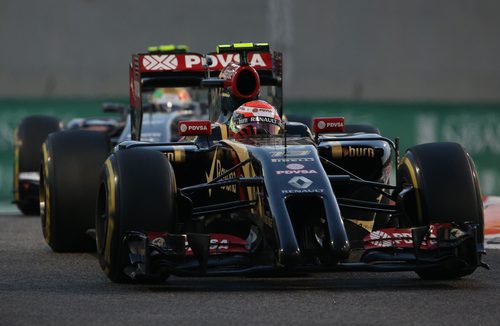 Pastor Maldonado luchando con muy buen ritmo