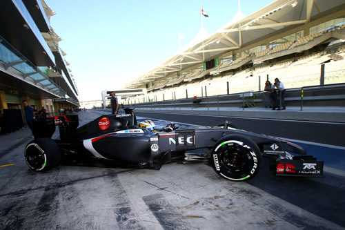 Marcus Ericsson estrenándose con el Sauber
