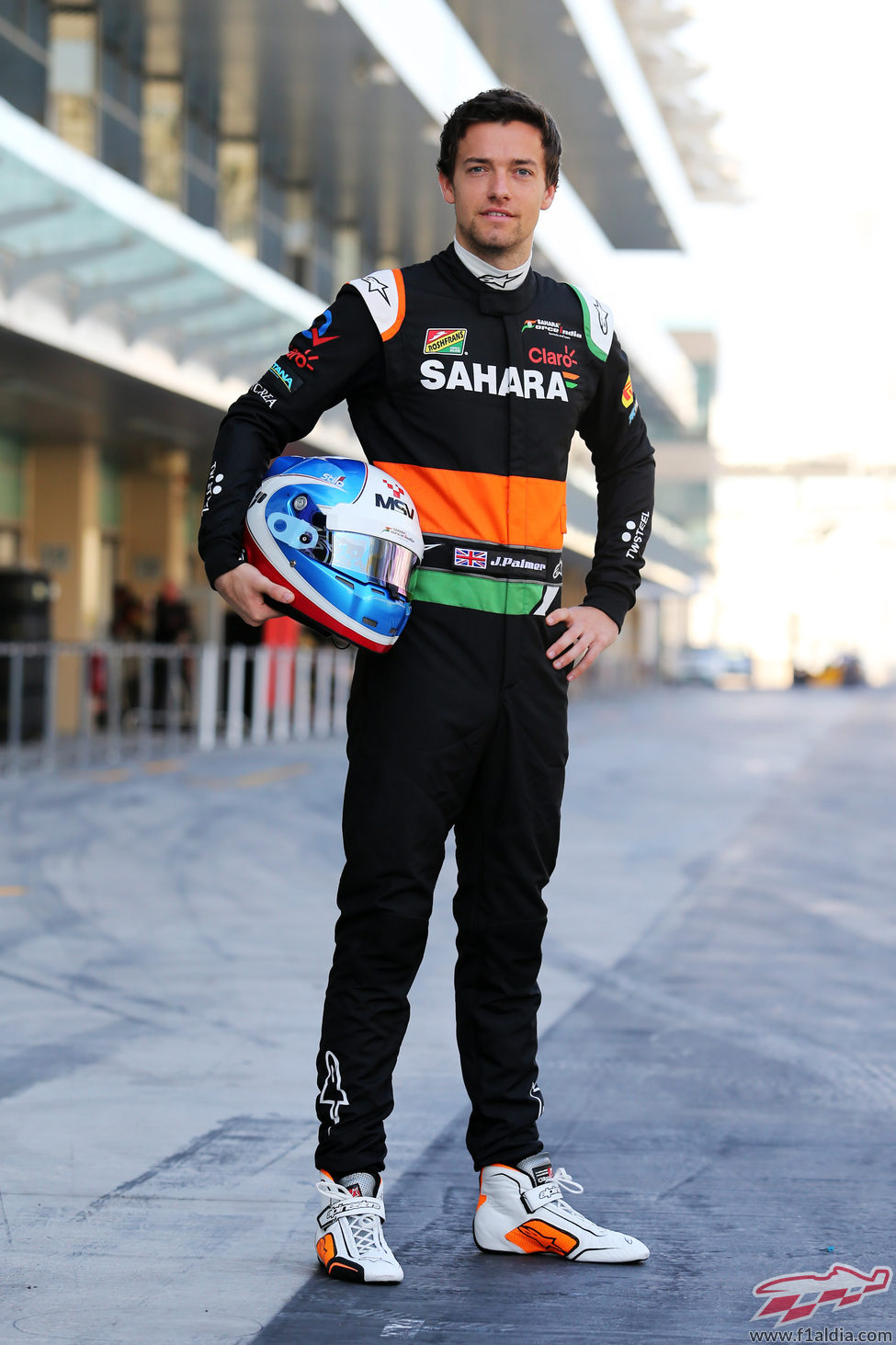 Jolyon Palmer con Force India en los test