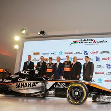 El equipo Force India presenta el nuevo VJM08