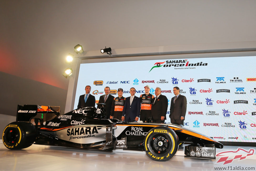 El equipo Force India presenta el nuevo VJM08