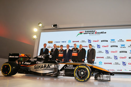 El equipo Force India presenta el nuevo VJM08