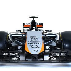 Parte frontal del nuevo Force India VJM08