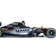 Visión lateral del Force India VJM08