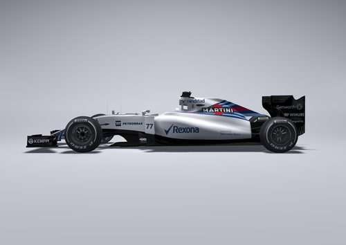 Parte lateral del Williams FW37