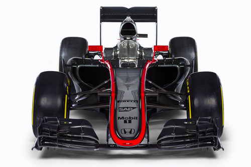 Vista frontal del MP4-30