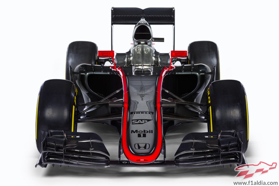 Vista frontal del MP4-30