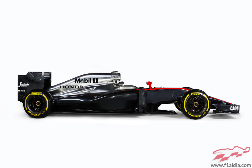 Lateral del nuevo monoplaza de McLaren