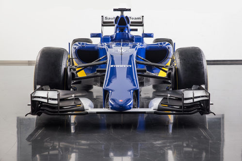 Frontal y nuevo morro del Sauber C34