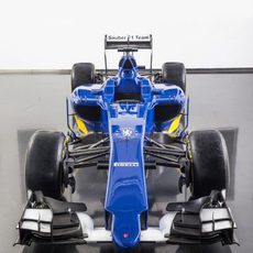 Vista superior del nuevo monoplaza de Sauber