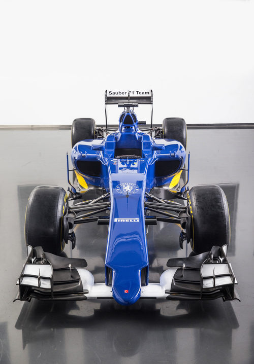 Vista superior del nuevo monoplaza de Sauber