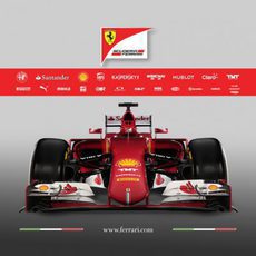 Vista frontal del nuevo morro del Ferrari