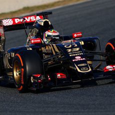 Pastor Maldonado termina el día con el mejor tiempo