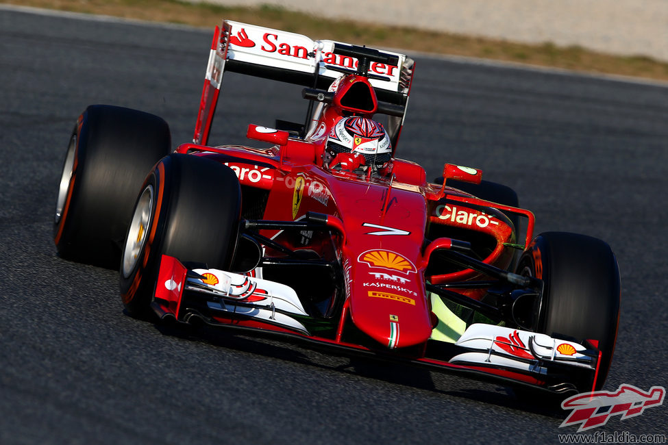 Kimi Räikkönen marcó el segundo mejor tiempo de la jornada