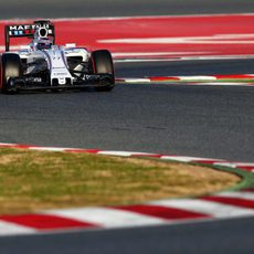 Valtteri Bottas rodando sin problemas el último día de test