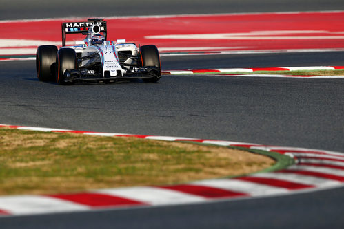 Valtteri Bottas rodando sin problemas el último día de test