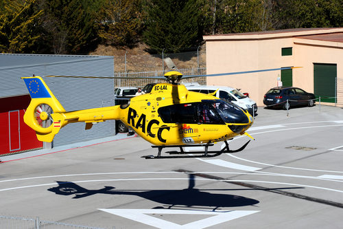 Alonso es trasladado por helicóptero