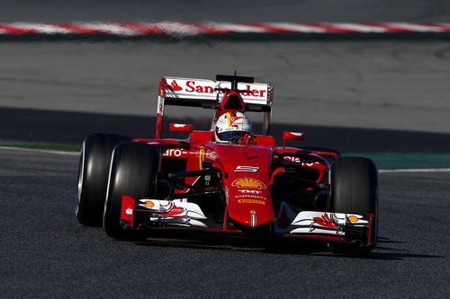 Sebastian Vettel continua rodando con el SF15-T