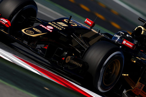 Romain Grosjean marca el ritmo con su Lotus E23