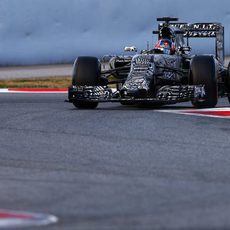 Daniil Kvyat con el Red Bull en el Circuit de Barcelona- Catalunya