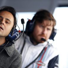 Felipe Massa no se ha querido perder el trabajo de Valtteri Bottas