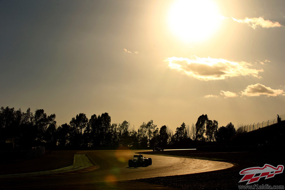 Poca luz en el trazado de Montmeló