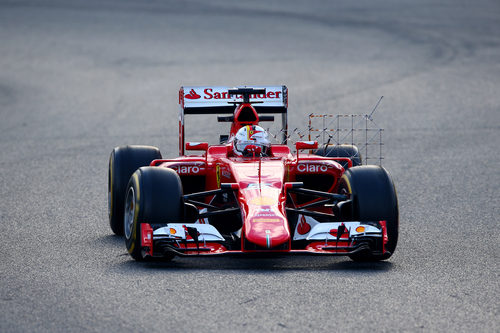 Sebastian Vettel sigue acumulando datos con su Ferrari