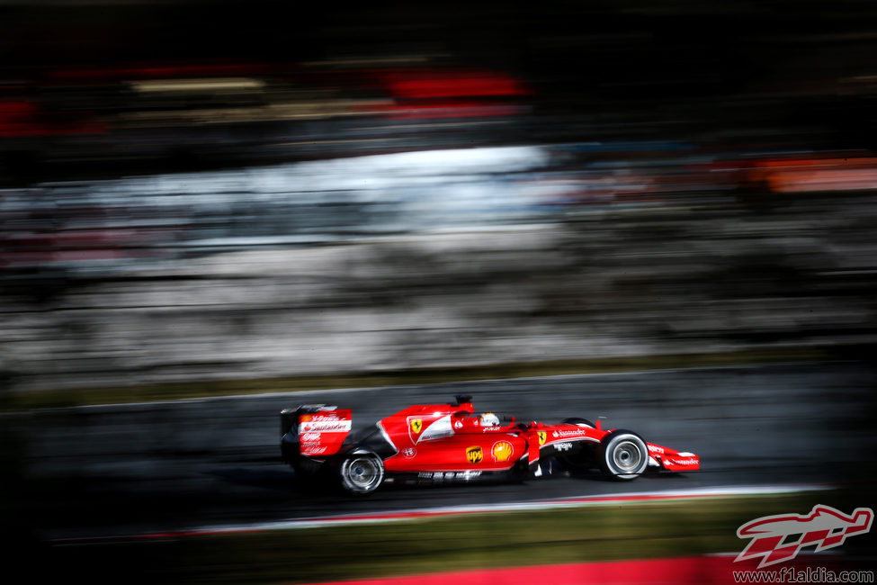 Sebastian Vettel exprime su Ferrari