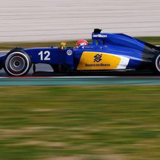 Marcus Ericsson realiza una nueva tanda larga