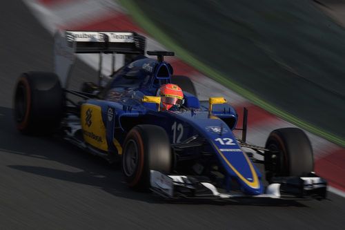 Marcus Ericsson comprueba sus sensaciones con neumáticos duros