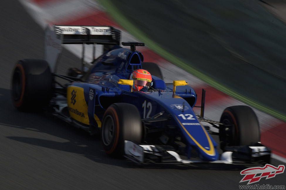 Marcus Ericsson comprueba sus sensaciones con neumáticos duros