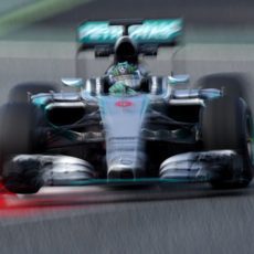 Nico Rosberg exprime su Mercedes W06