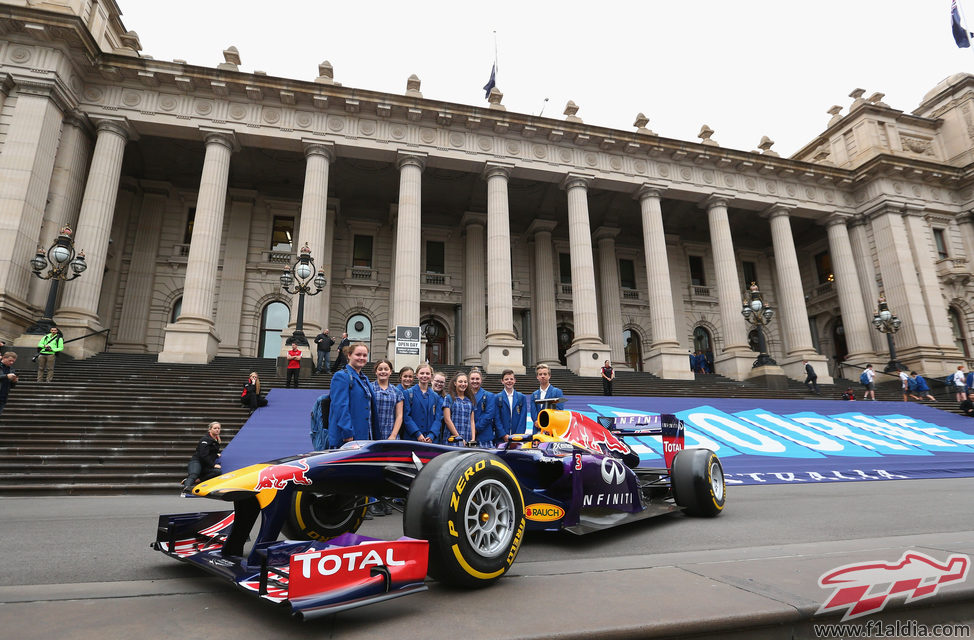 El Red Bull, estrella en Australia