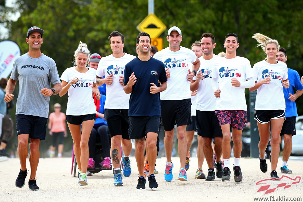 Carrera con Daniel Ricciardo