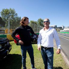 Jarrod Scott y Mick Doohan en Albert Park