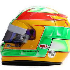 Casco de Roberto Merhi