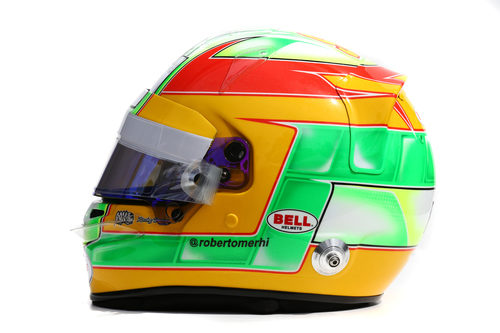 Casco de Roberto Merhi