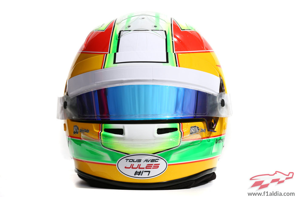 Casco de Roberto Merhi