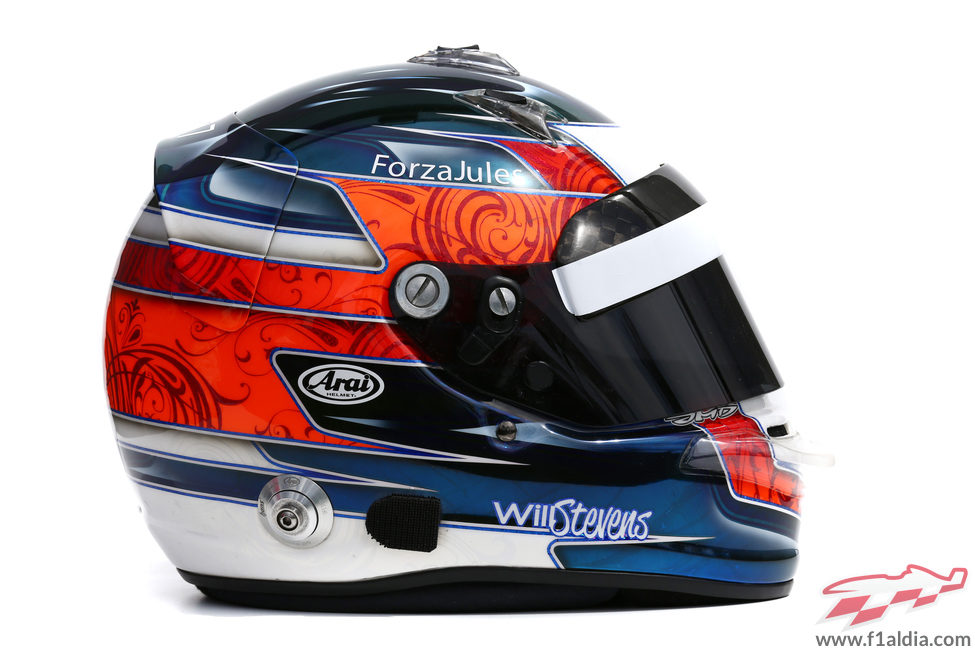 Casco de Will Stevens