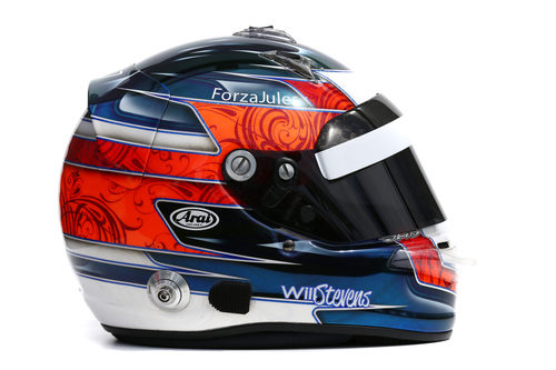 Casco de Will Stevens